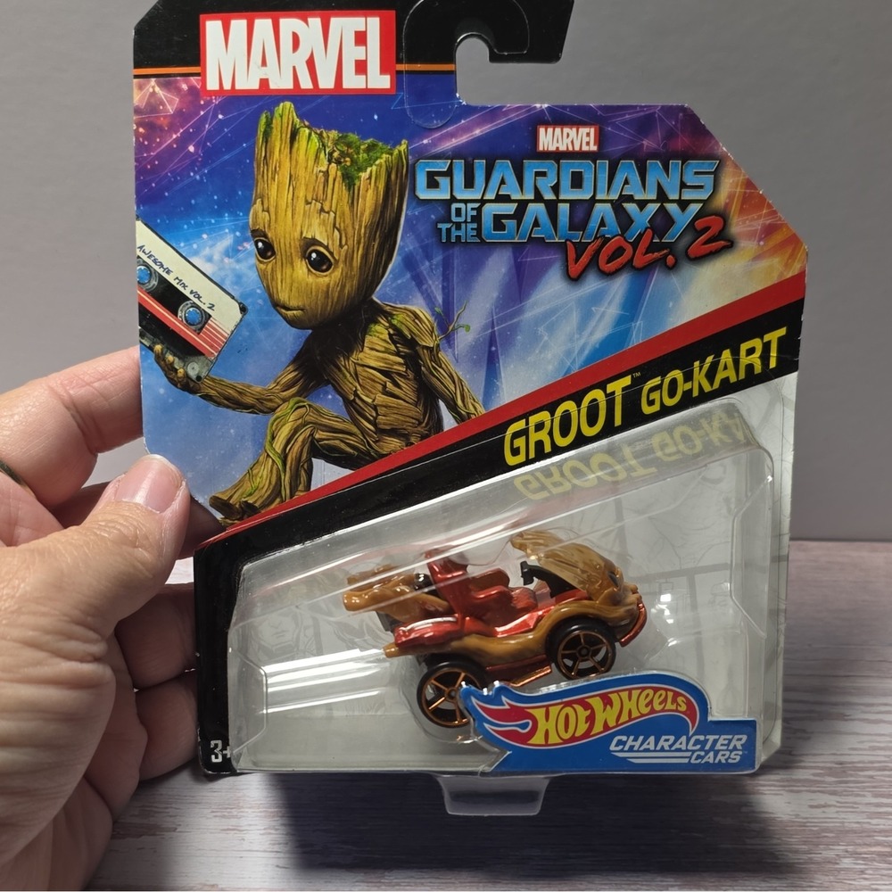 Hot Wheels Character Cars Marvel Groot Go-Kart 1:64 Diecast